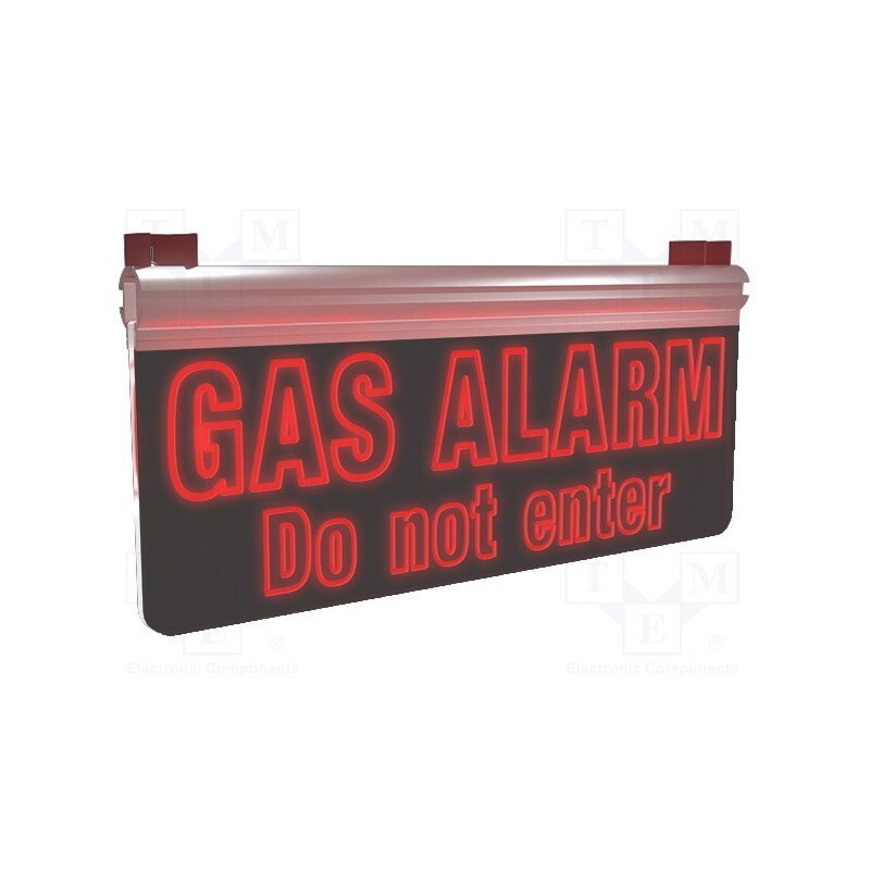 1 pcs x EVIKON - EK32 - Lamp: warning, 2W, red, 0÷50°C, IP52, 24VDC, Features: double sided