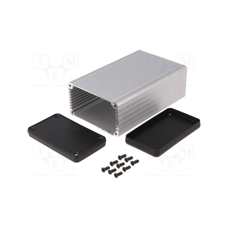 1 pcs x HAMMOND - 1455K1202 - Enclosure: with panel, 1455, X: 78mm, Y: 120mm, Z: 43mm, aluminium