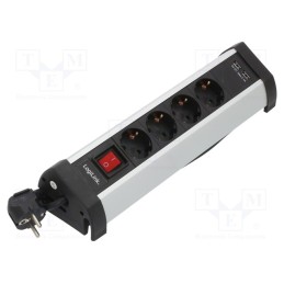 1 pcs x LOGILINK - LPS236U - Plug socket strip: supply, Sockets: 6, 230VAC, 16A, 1.5m, IP20