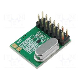 1 pcs x HOPE MICROELECTRONICS - RFM23B-868D - Module: RF, FM transceiver, FSK, 868MHz, SPI, -121dBm, 1.8÷3.6VDC