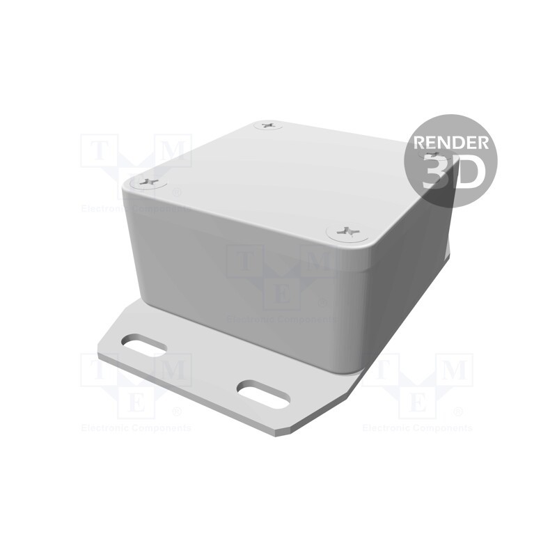 1 pcs x HAMMOND - 1590LLBF - Enclosure: multipurpose, X: 50mm, Y: 50mm, Z: 25mm, with fixing lugs