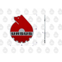 Emblem sticker 3D original Ursus