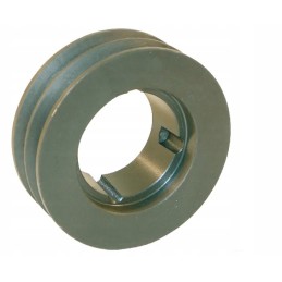 V-belt pulley with or spz, 2 grooves, diameter 79 mm