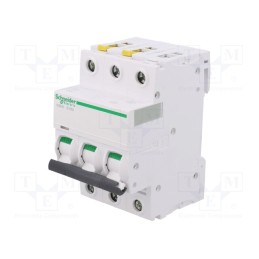 1 pcs x SCHNEIDER ELECTRIC - A9F03325 - Circuit breaker, 400VAC, Inom: 25A, Poles: 3, Charact: B, 6kA, IP20