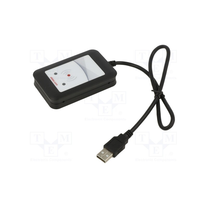 1 pcs x ELATEC - TWN4 MULTITECH 2 LEGIC 4200 USB BLACK 45 - RFID reader, 4.3÷5.5V, USB, antenna, Range: 100mm, 88x56x18mm, ABS