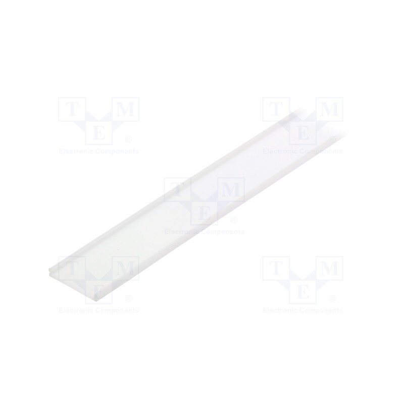 1 pcs x TOPMET - V3450038 - Cover for LED profiles, white, 1m, Kind of shutter: C9, push-in