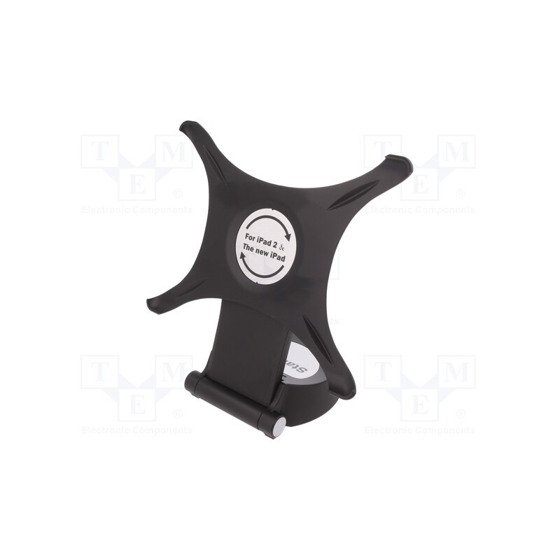 1 pcs x QOLTEC - 7814.UCH-IPAD2 - Tablet holder, black, Mounting: free-standing handle