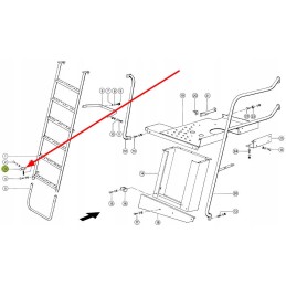 687679 2 rear entrance securing hook