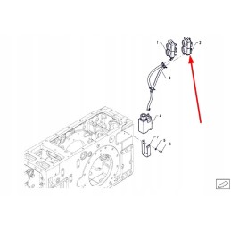 P5s58301111 covers for hydraulic outlets, 2 pieces