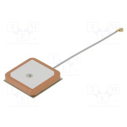 1 pcs x YIC - ATIGG2540 - Antenna, GNSS,GPS, 2dBi, RHCP, for building in, 25x25mm, IPEX