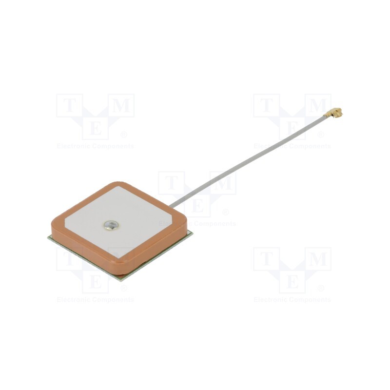 1 pcs x YIC - ATIGG2540 - Antenna, GNSS,GPS, 2dBi, RHCP, for building in, 25x25mm, IPEX