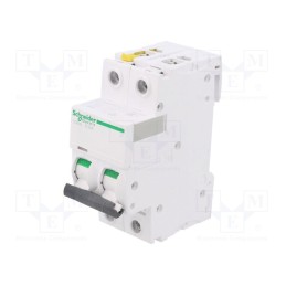 1 pcs x SCHNEIDER ELECTRIC - A9F03232 - Circuit breaker, 400VAC, Inom: 32A, Poles: 2, Charact: B, 6kA, IP20