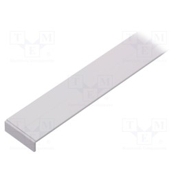 1 set x TOPMET - BACK10 A/U WH 1M SET STANDARD -AS - Profiles for LED modules, white, white, L: 1m, BACK10, aluminium