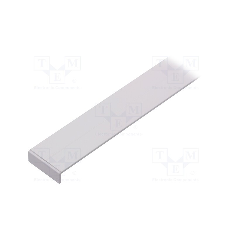 1 set x TOPMET - BACK10 A/U WH 1M SET STANDARD -AS - Profiles for LED modules, white, white, L: 1m, BACK10, aluminium