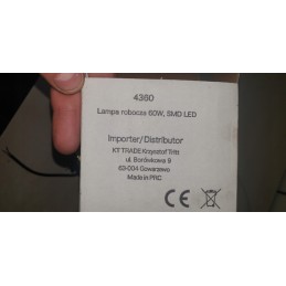 Work lamp 20 led panel 60w cree 12v 24v