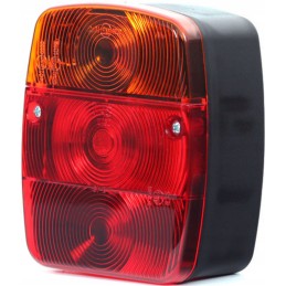 Set of rear lamps with triangles, trailer lamps