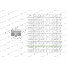 Hydraulic connection bb xge m36x2 28l2 28l x