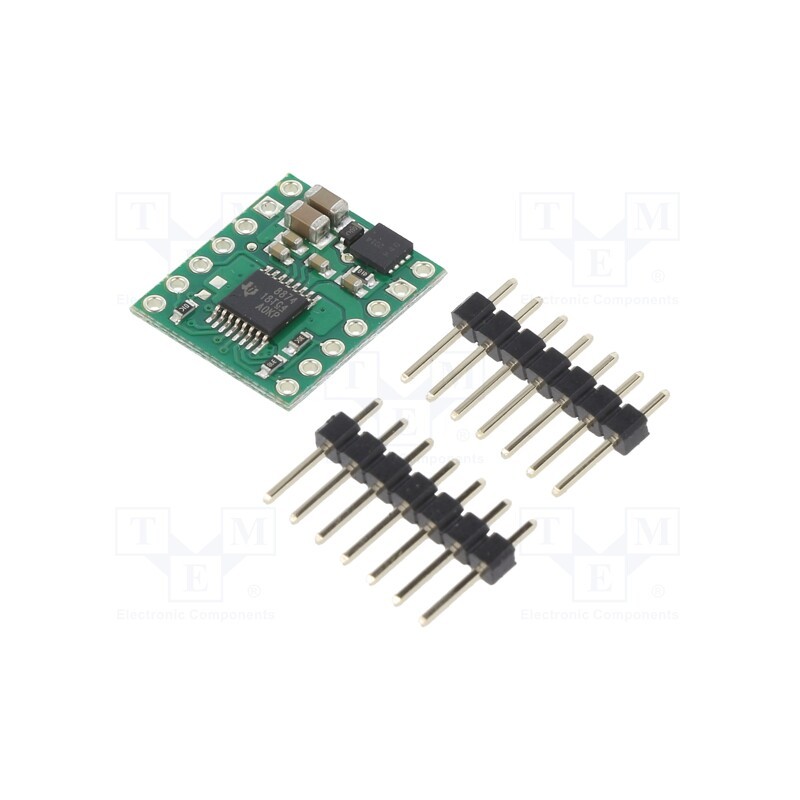 1 pcs x POLOLU - DRV8874 SINGLE BRUSHED DC MOTOR DRIVER C - DC-motor driver, 100kHz, PWM, 2.1A, Uin mot: 4.5÷37V, Uin log: 5.5V