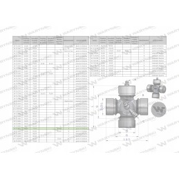 Shaft crosshead 30x75 Bison Warynski central grease