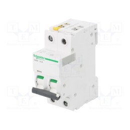 1 pcs x SCHNEIDER ELECTRIC - A9F03204 - Circuit breaker, 400VAC, Inom: 4A, Poles: 2, for DIN rail mounting