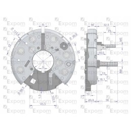 Alternator diode rectifier 0120484011ex new type