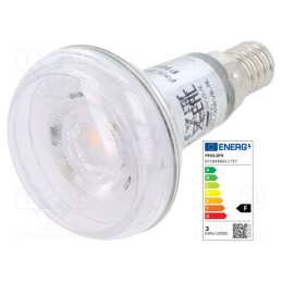 1 pcs x PHILIPS - 8718696811757 - LED lamp, warm white, E14, 230VAC, 210lm, P: 2.8W, 36°, 2700K