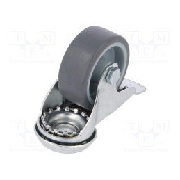 1 pcs x RADER - KMA-TPA 50S-HC - Transport wheel, Ø: 50mm, W: 20mm, H: 69.5mm, torsional with lock