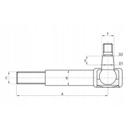 Shp733kr tie rod end