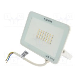 1 pcs x TOSHIBA LED LIGHTING - DELL-FL44030C5A021 - Lamp: LED flood light, 230VAC, 30W, neutral white, 120°, 4000K