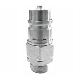 Hydraulic quick connector plug M22x1 5 thread