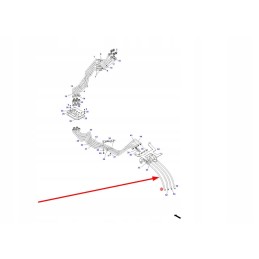 X334055002940 air brake cable