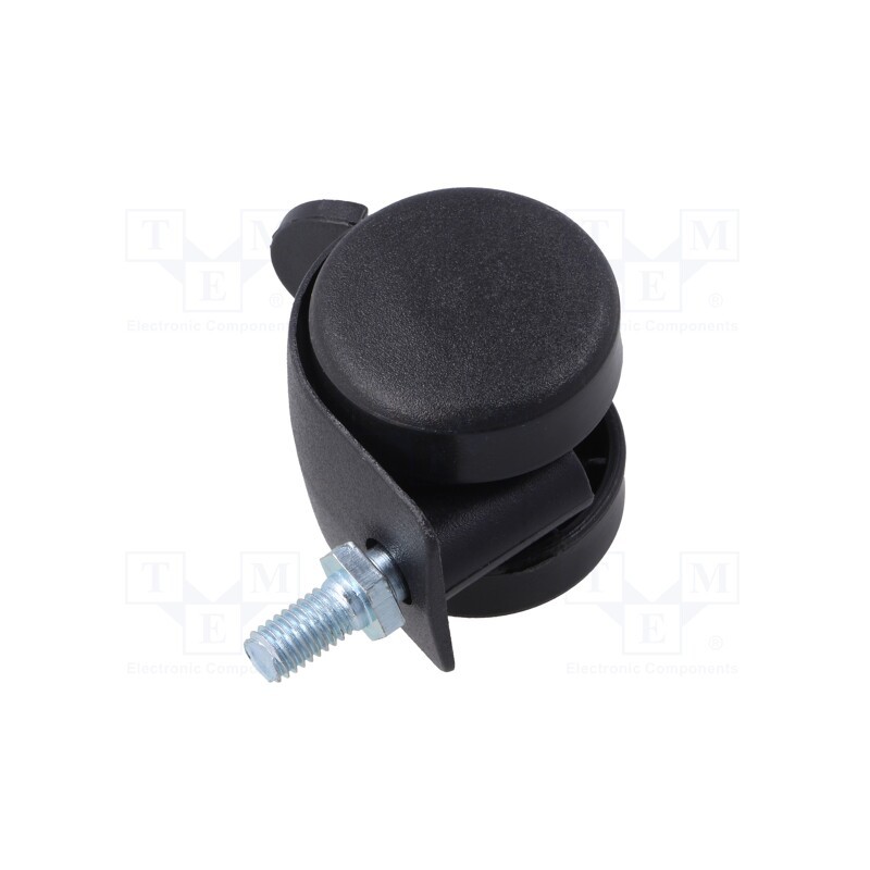 1 pcs x COLSON - BPN 040 M8X15 - Furniture wheel, Ø: 40mm, H: 44mm, torsional with lock,with lever