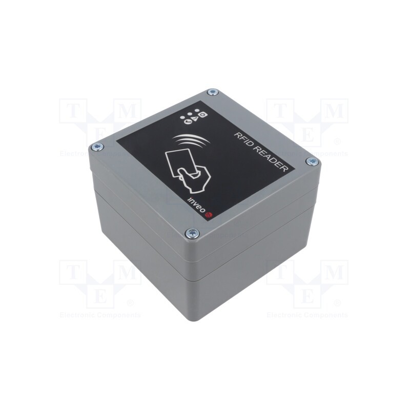1 pcs x INVEO - RFID IND LED MIF POE SLOT 2 - RFID reader, 10÷24V, MIFARE, HTTP,Modbus RTU,Modbus TCP,SNMP