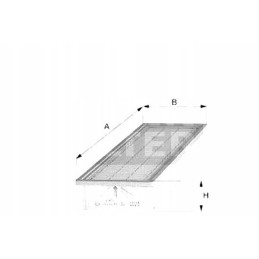 Passenger space ventilation cabin filter