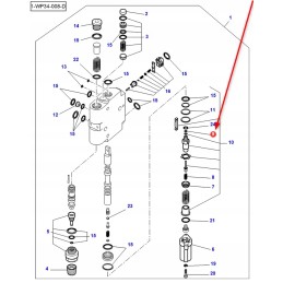 3907018m1 o-ring 2 5 x 1 5 mm
