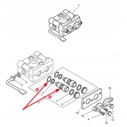 3903465m1 hydraulic seat seal 34 x 1 8