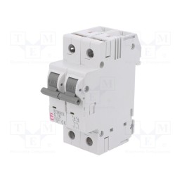 1 pcs x ETI POLAM - ETIMAT 6 2P C16 - Circuit breaker, 230/400VAC, Inom: 16A, Poles: 2, Charact: C, 6kA
