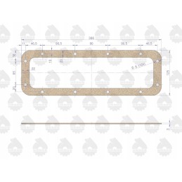 C 330 hub reduction gasket set, original Ursus