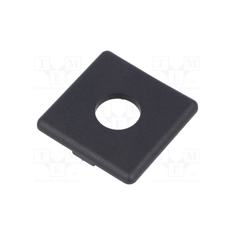 1 pcs x FATH - 91015 -AS - Stopper, for profiles, Width of the groove: 10mm, with hole