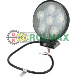 Round LED work lamp 27w 1850lm flood light