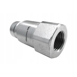 Hydraulic quick connector, dry-coupling, g1 plug, 2 in
