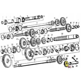 Reverse gear wheel c 330 skropol
