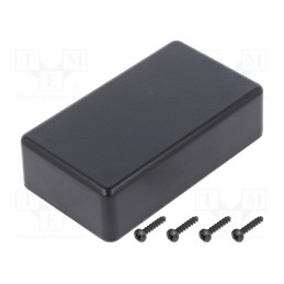 1 pcs x TEKO - SR04.9 - Enclosure: multipurpose, X: 51mm, Y: 89mm, Z: 25mm, SMART, ABS, black