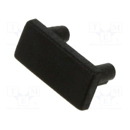 1 pcg x TOPMET - C7960002 - Cap for LED profiles, black, 20pcs, ABS, BEGTON12