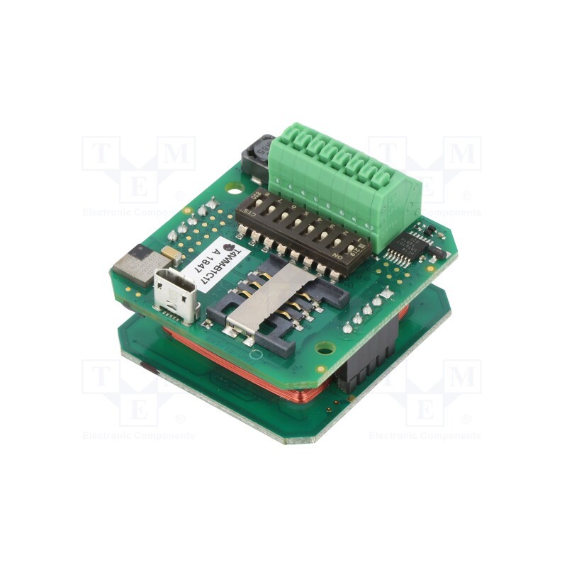 1 pcs x ELATEC - T4W2-B01C7-P - RFID reader, 4.3÷5.5V, Bluetooth Low Energy, antenna, 160mA