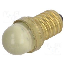 1 pcs x POLAM-ELTA - LY-E14-230AC - LED lamp, yellow, E14, 230VAC