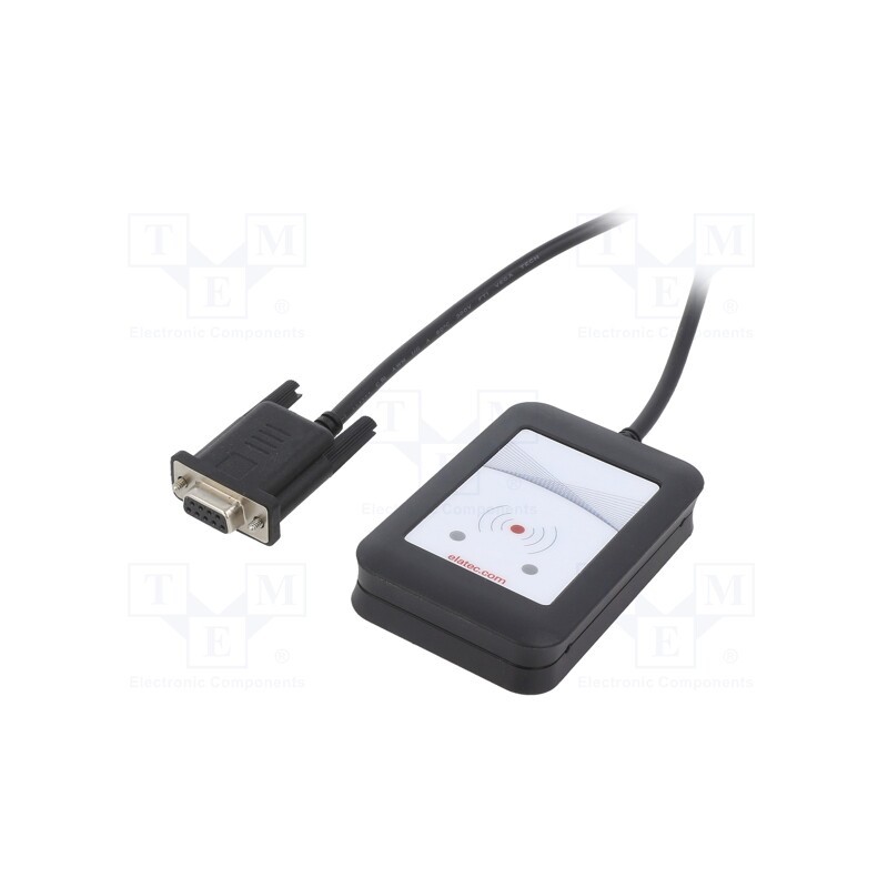 1 pcs x ELATEC - T4BT-BR2BEL6-PI - RFID reader, 4.3÷5.5V, RS232, antenna, Range: 100mm, 88x56x18mm