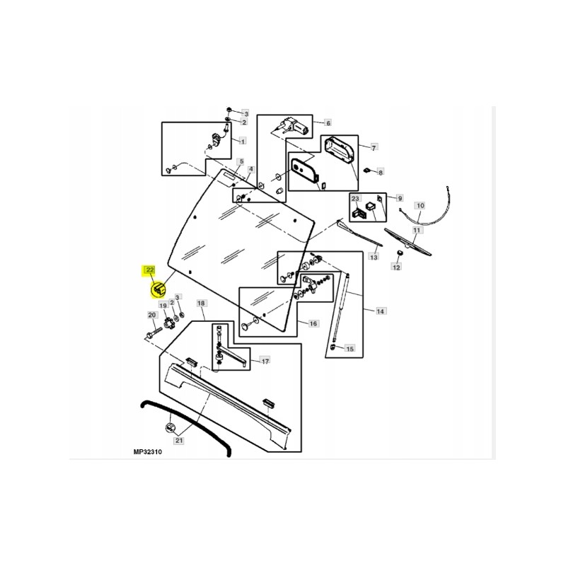John deere windshield sealant vg12294