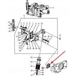 1869529m2 hydraulic pump seal