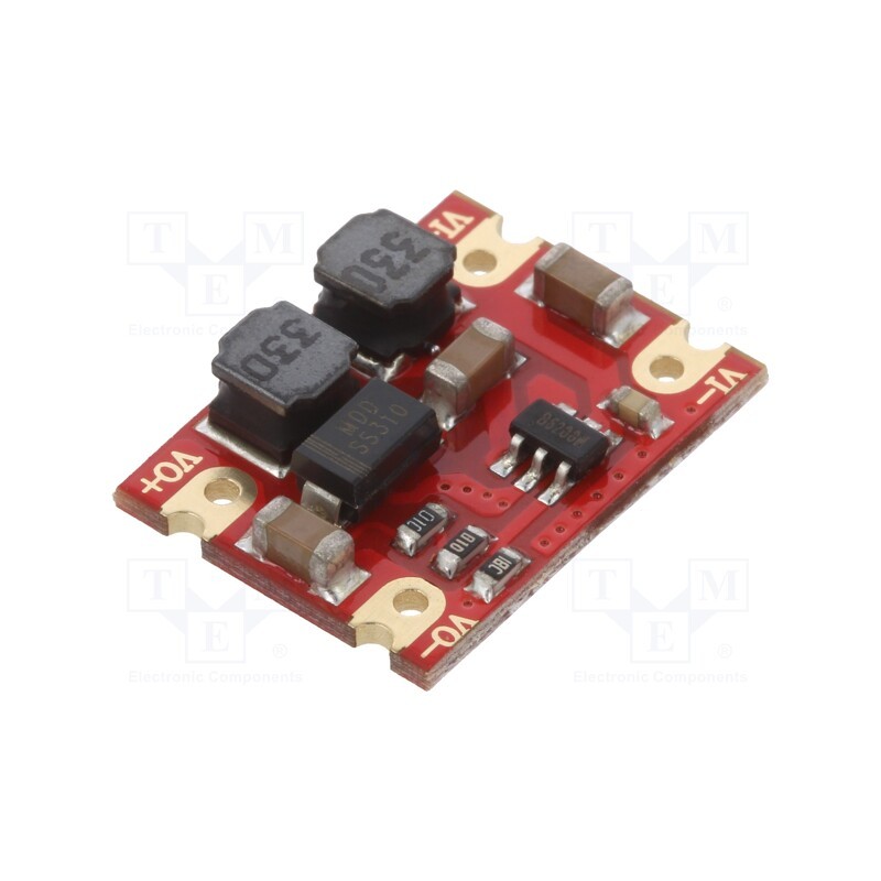 1 pcs x DFROBOT - DFR0569 - Converter: step up / step down, Uout: 5V, Uin: 3÷15V, 600mA, 60÷83%